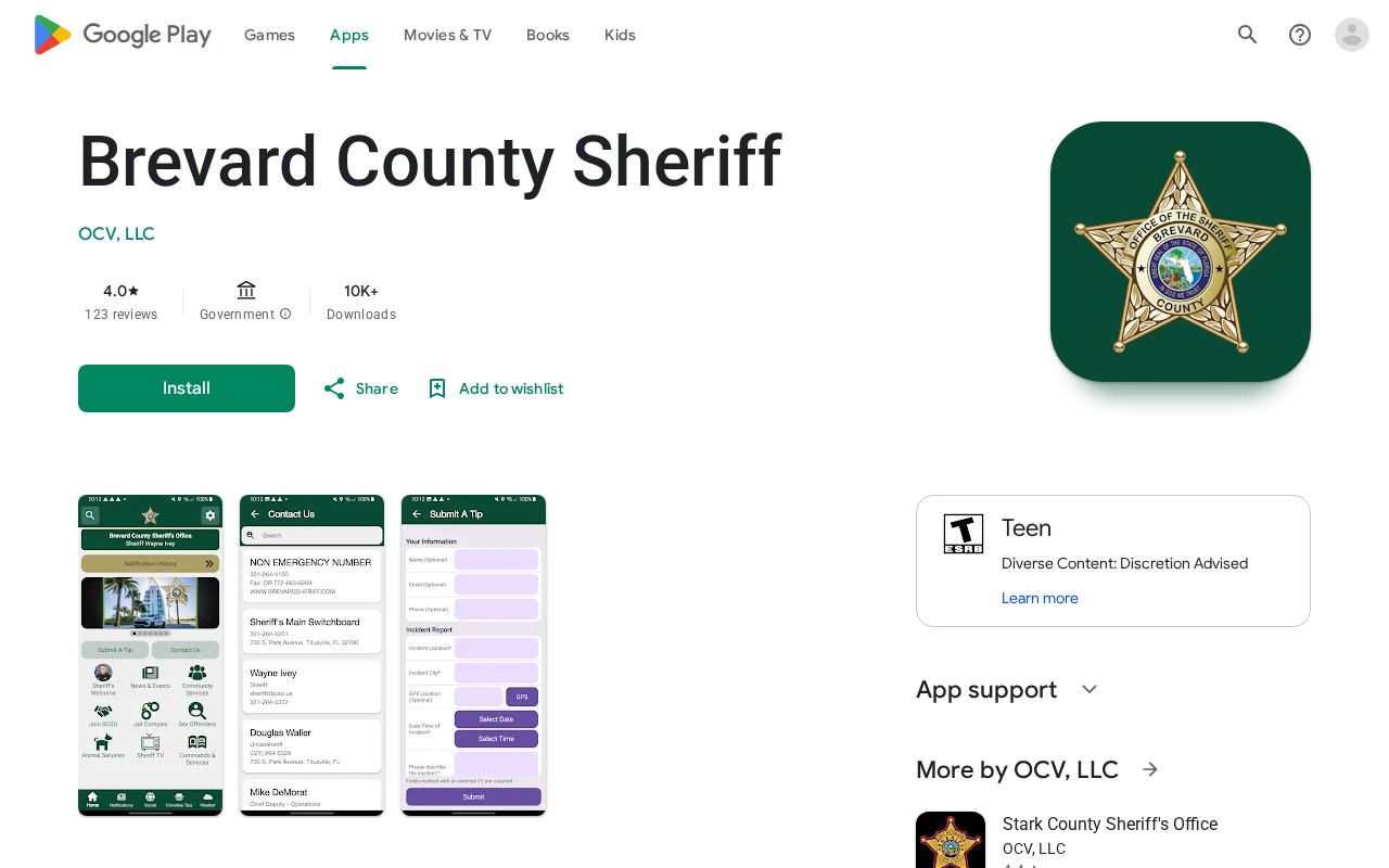Official Android app source for Brevard County booking photos
